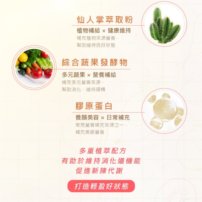 Dr.piz 沛思 膠原蛋白纖食蔬果凍 公司貨 酵素果凍 酵素 膠原蛋白 蔬果酵素 天后闆妹-細節圖4