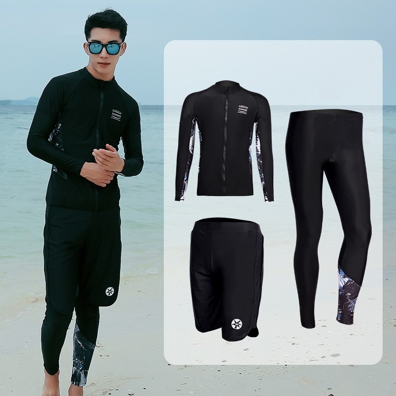 台灣現貨/長袖速乾材質/防曬系數/水母衣/潛水衣/衝浪衣-紫玉蘭-情侶/9011-細節圖7