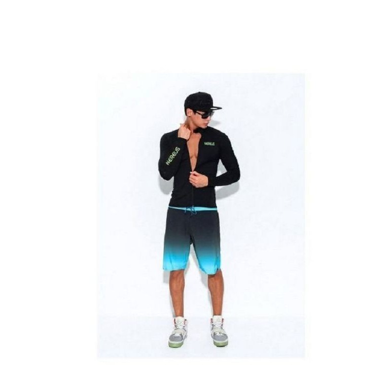 台灣現貨/大碼長袖速乾材質/防曬系數50+/水母衣/潛水衣/衝浪衣-紫玉蘭-高端/問云-細節圖4