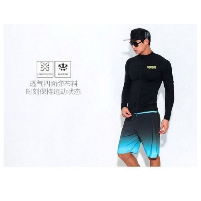 台灣現貨/大碼長袖速乾材質/防曬系數50+/水母衣/潛水衣/衝浪衣-紫玉蘭-高端/問云-細節圖6