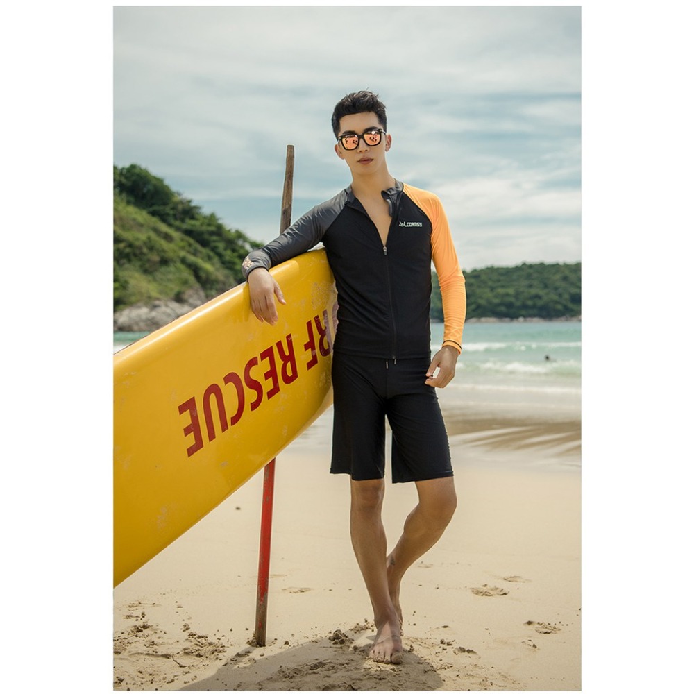 台灣現貨/高端/防曬潛水服/男女套裝單件/潛浮服長袖泳衣水母衣水母服衝浪服速乾防曬衣/紫玉蘭-細節圖8