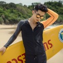台灣現貨/高端/防曬潛水服/男女套裝單件/潛浮服長袖泳衣水母衣水母服衝浪服速乾防曬衣/紫玉蘭-規格圖8
