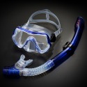 台灣現貨/液態矽膠PVC潛水鏡/全乾式環保材質面鏡呼吸管-紫玉蘭-規格圖9