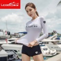 台灣現貨/高端/防曬潛水服上衣/長袖泳衣水母衣水母服衝浪服上衣/速乾防曬衣/紫玉蘭/現貨-規格圖9
