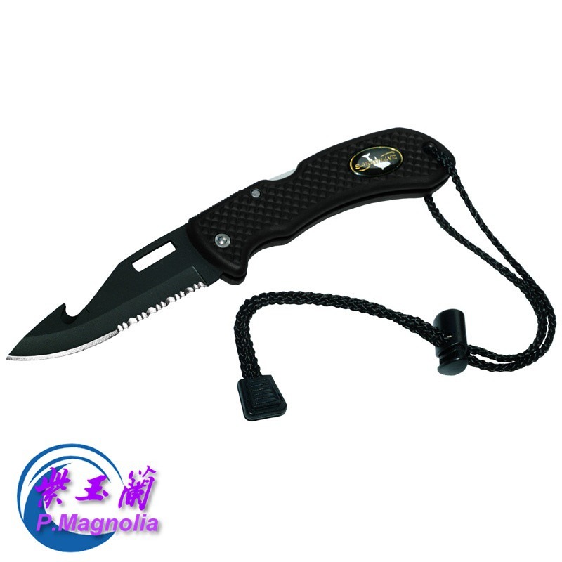 台灣現貨/【SAEKODIVE】炫彩不繡鋼BC折合潛水刀-紫玉蘭-  3118-細節圖4