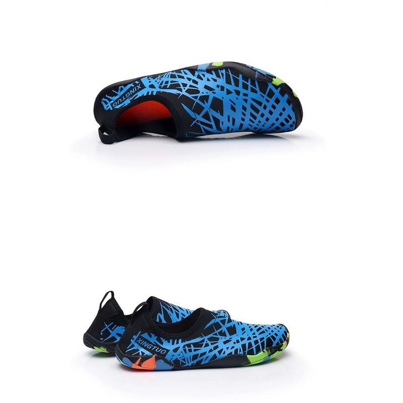 台灣現貨/男女厚底輕便舒適透氣墊運動沙灘鞋/涉水鞋/溯溪鞋/防滑鞋/游泳鞋/浮潛鞋/潛水鞋-紫玉蘭/4414-細節圖7