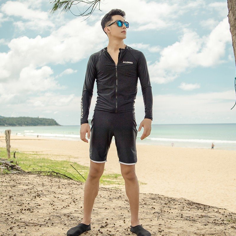 高端水母衣/速乾防曬透氣水母衣/潛水服/潛浮裝/長袖泳衣/水母服/衝浪裝/防曬衣/溫泉泳衣/防磨衣/紫玉蘭856/現貨-細節圖7