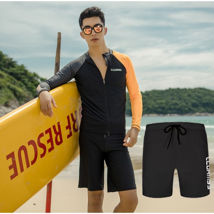 台灣現貨/高端/防曬潛水服/情侶潛浮服長袖泳衣水母衣水母服衝浪服男女速乾防曬衣/紫玉蘭-細節圖3