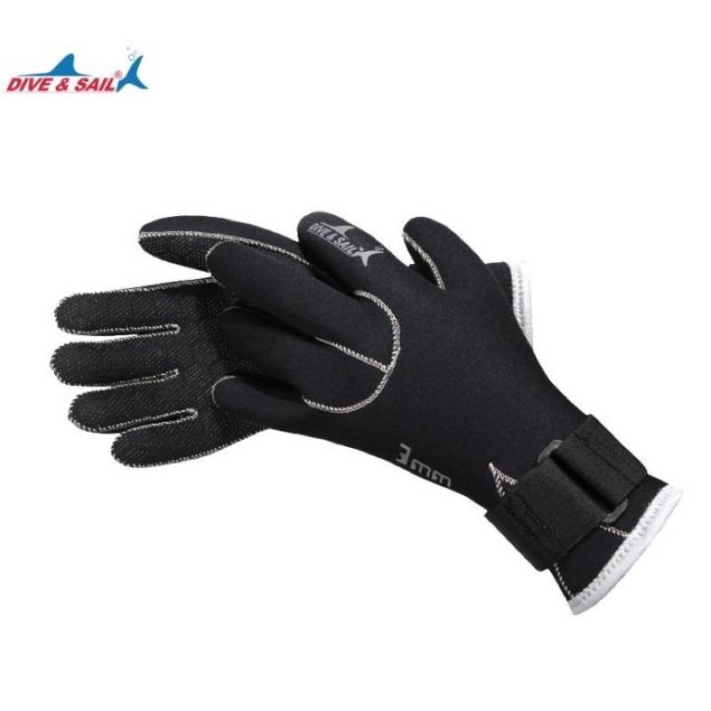 台灣現貨/DIVE&SAIL-3MM潛水手套/防滑保暖耐磨護手潛水套-紫玉蘭-細節圖5