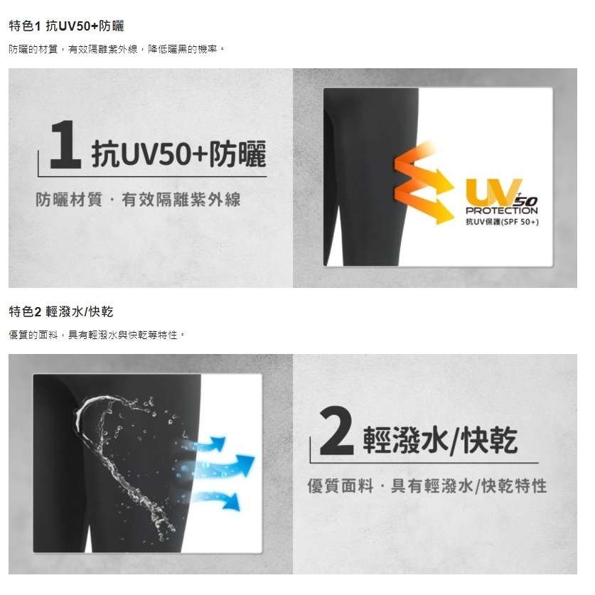 台灣現貨/【AROPEC】萊克防曬游泳戲水/水母長褲 (女款) – 紫玉蘭-細節圖6