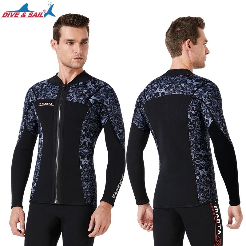 台灣現貨/新款3MM長袖外套防寒衣 – 紫玉蘭/KW-細節圖3