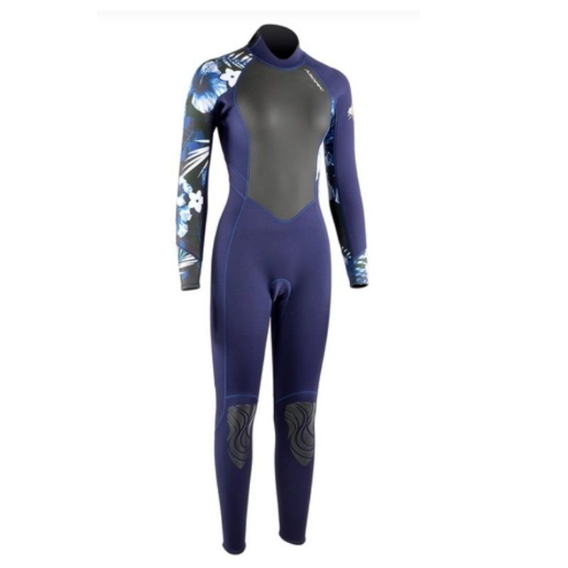 台灣現貨/【AROPEC】2.5mm 女款長袖長褲防寒衣 (女款) – 紫玉蘭-細節圖2