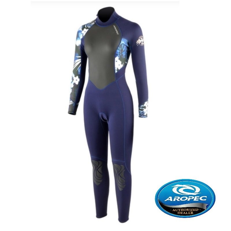 台灣現貨/【AROPEC】2.5mm 女款長袖長褲防寒衣 (女款) – 紫玉蘭-細節圖3