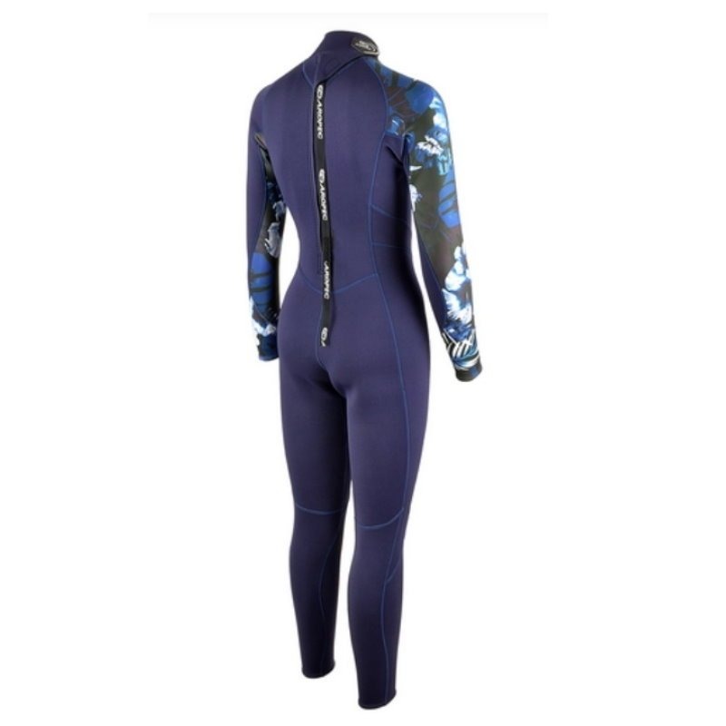 台灣現貨/【AROPEC】2.5mm 女款長袖長褲防寒衣 (女款) – 紫玉蘭-細節圖4