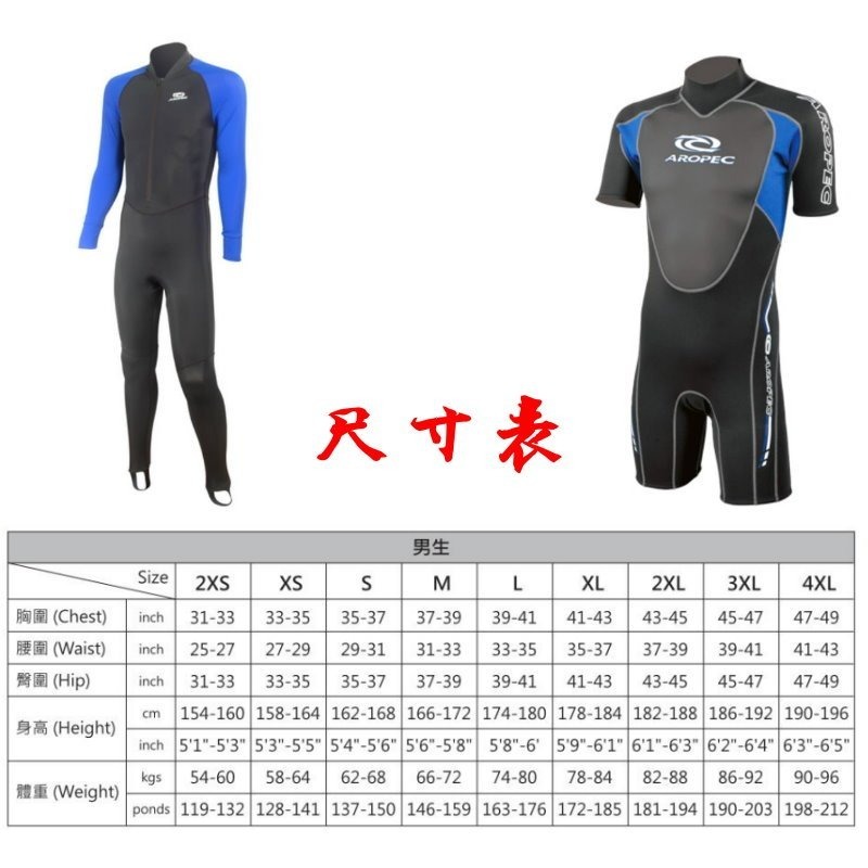 台灣現貨/【AROPEC】3/2mm男款短袖短褲連身防寒衣 – 紫玉蘭-細節圖7