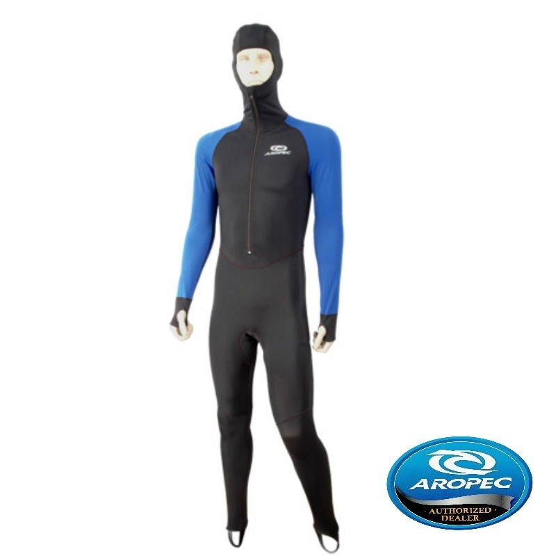 台灣現貨/【AROPEC】男款Lycra連身頭套防曬水母衣 – 紫玉蘭-細節圖6