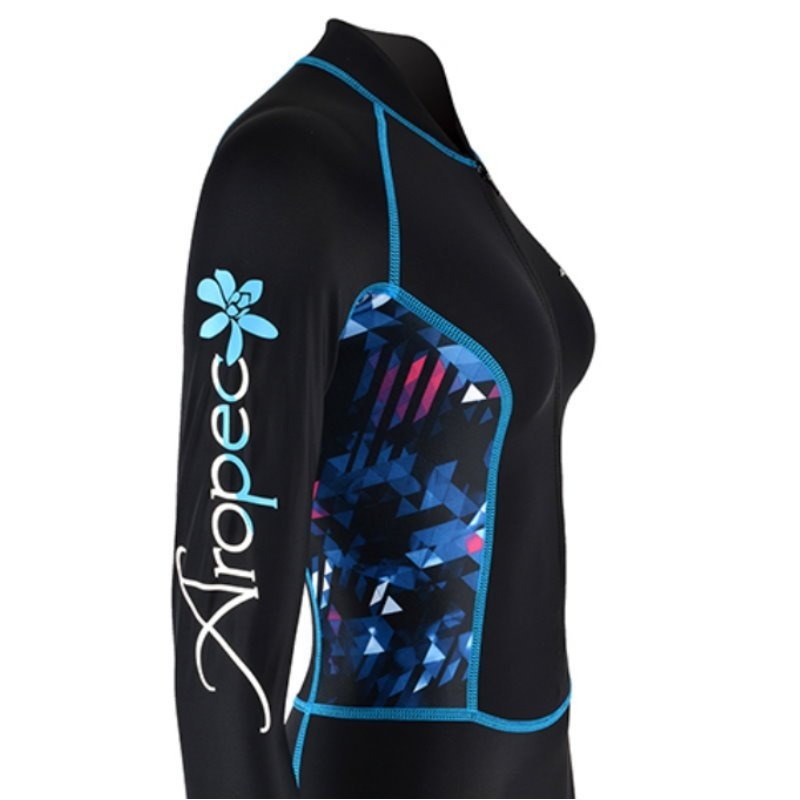 台灣現貨/【AROPEC】Lycra連身防曬水母衣 (女款) – 紫玉蘭-細節圖7