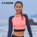 灰橘7分套頭上衣(有胸墊)