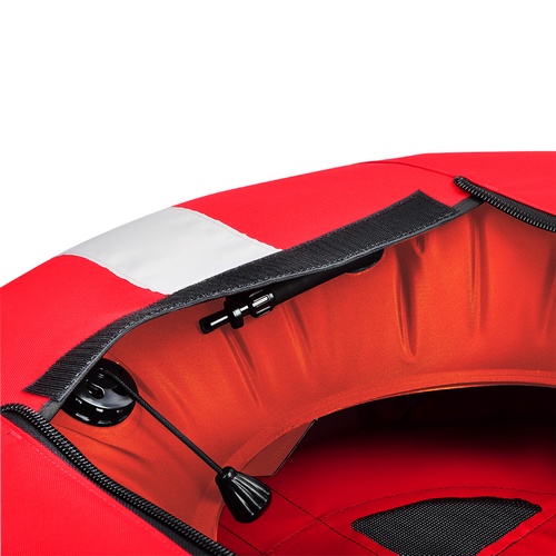 台灣現貨/【AROPEC】 自由潛水浮球-浮球含內胎 (附潛水旗一面) – 紫玉蘭-細節圖5