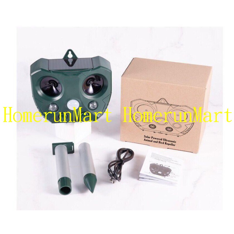 DG驅鳥器驅鼠器 驅貓驅狗器驅蝙蝠驅蛇驅山豬趕鳥神器 大功率太陽能超音波紅外線驅鳥神器驅兔子驅狐狸超聲波趕鼠器趕野狗-細節圖8