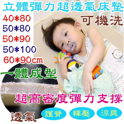 台灣製可訂做/小床🌟水洗防螨嬰兒床床墊 比奇哥 GIO 更好的 超透氣排汗床墊 透氣涼墊 立體超透氣涼墊 嬰兒床墊