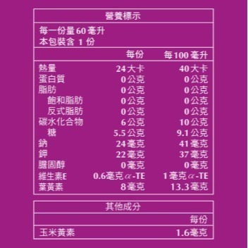 ★JP喵★ 單瓶售 白蘭氏 黑醋栗+金盞花葉黃素精華飲 1入裝 60ml-細節圖2