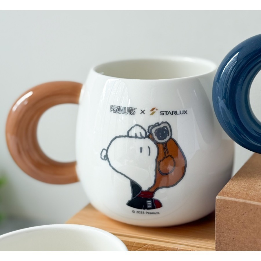 ★JP喵★ Snoopy OLAF X 星宇航空聯名 大容量陶瓷杯 咖啡杯 馬克杯 約520ML 原價169元-規格圖4