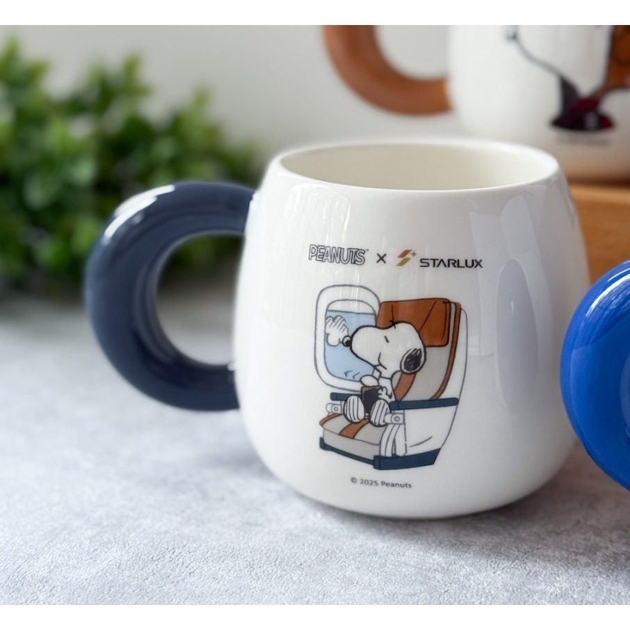 ★JP喵★ Snoopy OLAF X 星宇航空聯名 大容量陶瓷杯 咖啡杯 馬克杯 約520ML 原價169元-規格圖4