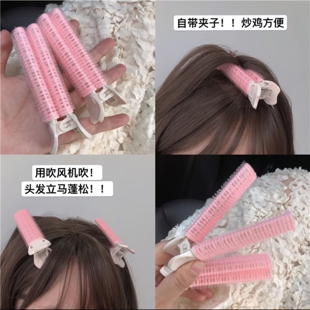 蓬松頭髮夾卷劉海神器澎鬆神器（紫）-細節圖4