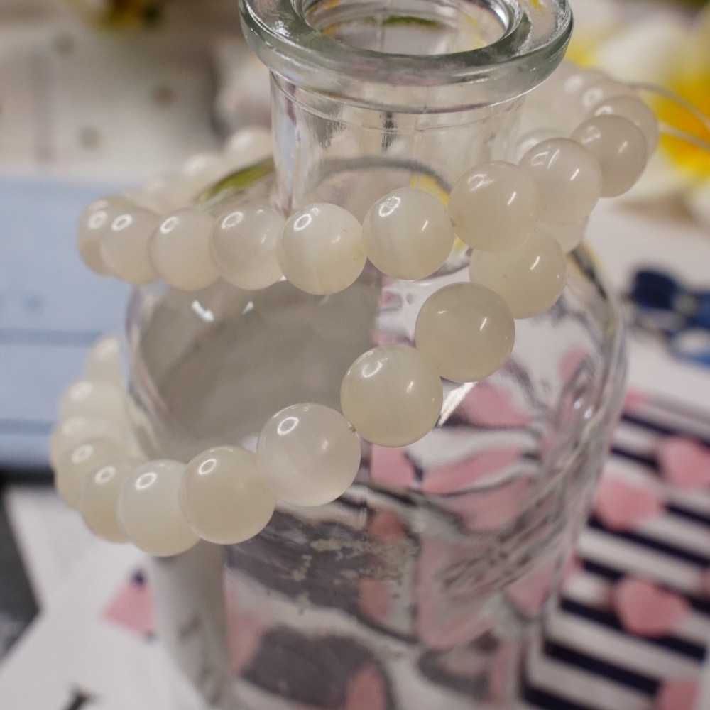 《愛莉輕寶石》水晶手鍊  阿富汗玉  8~9mm  天然水晶(隨機出貨.不挑款) AFG001-細節圖3