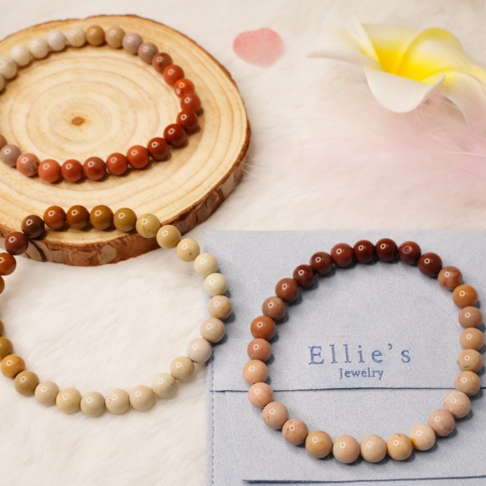 《愛莉輕寶石》水晶手鍊  奶昔  阿拉善  6.5~7.2mm  天然水晶(隨機出貨.不挑款) ALA005-細節圖2