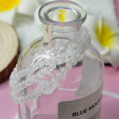 《愛莉輕寶石》水晶手鍊 藍月光 4.4~5.3mm 三圈 天然水晶 BMO005