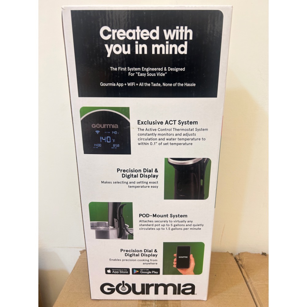 Gourmia wifi sousvide 低溫烹調舒肥機 現貨 全新未使用-細節圖3