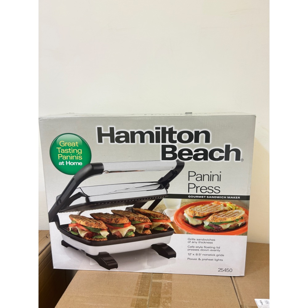 美國 漢美馳 Hamilton Beach panini maker 全新未使用 現貨 倉庫實拍 可面交-細節圖3