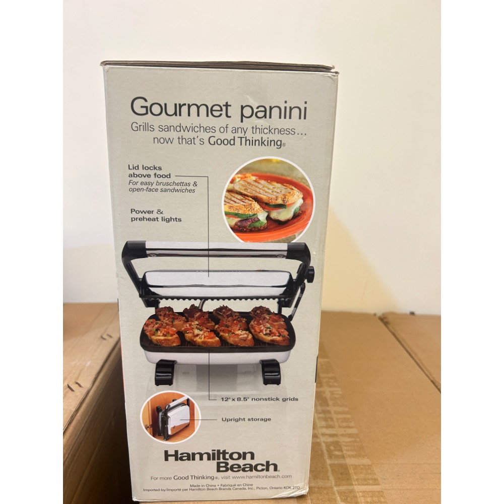 美國 漢美馳 Hamilton Beach panini maker 全新未使用 現貨 倉庫實拍 可面交-細節圖4