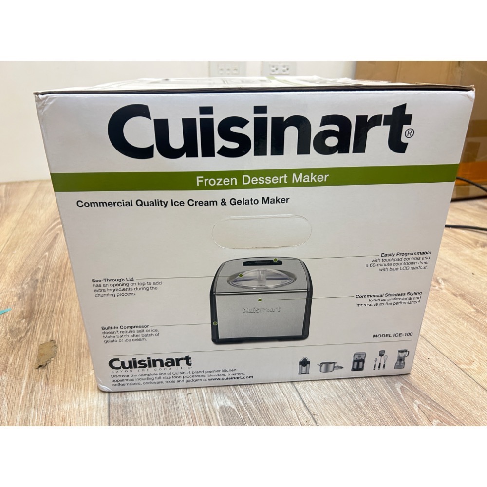 美國 cuisinart 美膳雅 ice cream maker全新未使用 倉庫實拍 台灣現貨 可面交-細節圖4