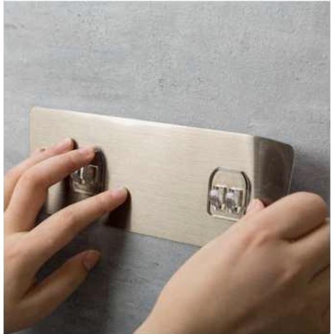 子母扣 掛勾 無痕貼 掛勾貼片 卡扣 貼片 置物架貼片 掛鉤置物架貼片 無痕貼片 掛勾貼片-細節圖2