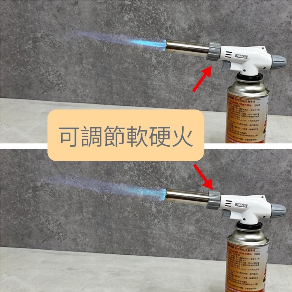 高溫 噴火槍 電子點火 可倒置 噴燈 噴槍頭 卡式噴火槍 瓦斯噴燈 噴燈頭 點火噴槍頭 點火槍 點火器 火焰槍-細節圖2