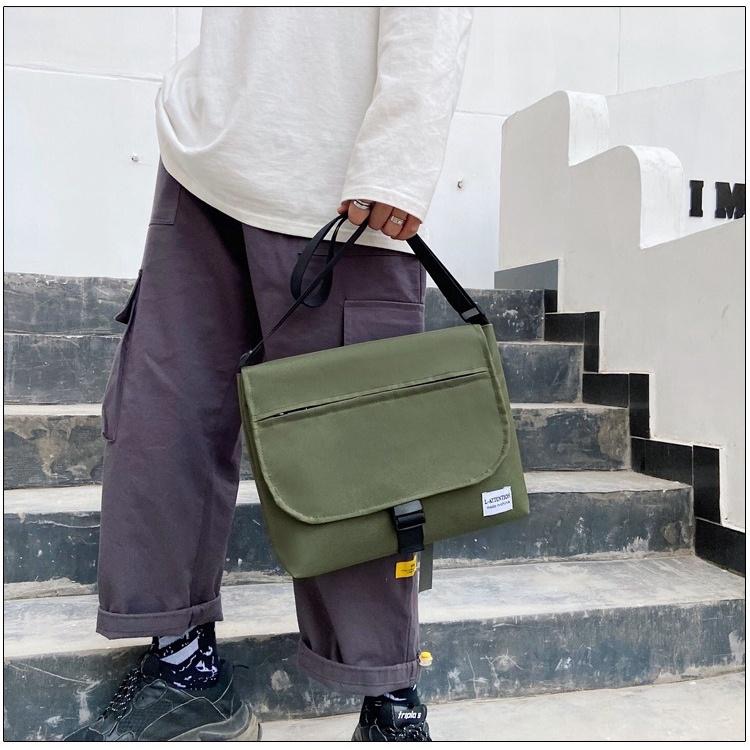側背包 郵差包 斜背包 側背包男 休閒包 單肩包 街頭風包包 防水牛津布休閒包-細節圖2