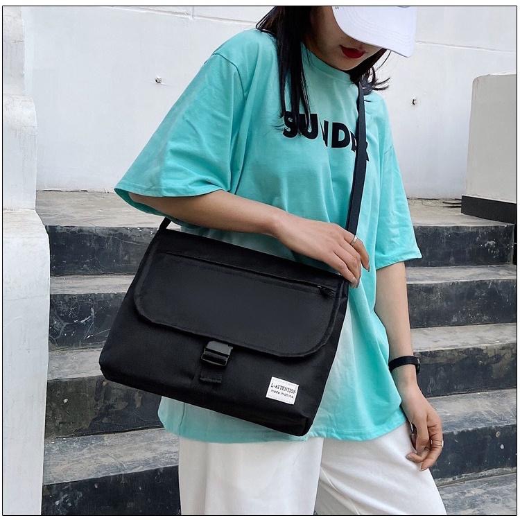 側背包 郵差包 斜背包 側背包男 休閒包 單肩包 街頭風包包 防水牛津布休閒包-細節圖3