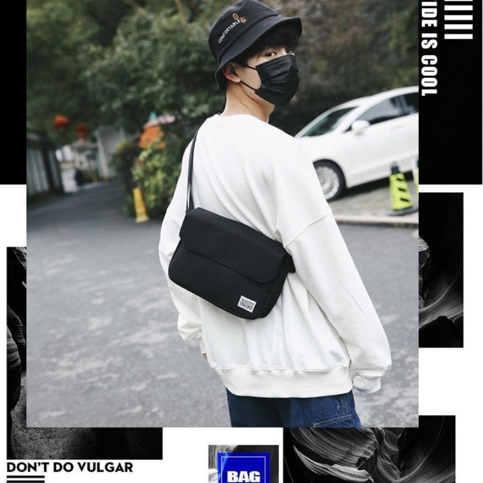 側背包 郵差包 斜背包 側背包男 休閒包 單肩包 街頭風包包 防水牛津布休閒包-細節圖4