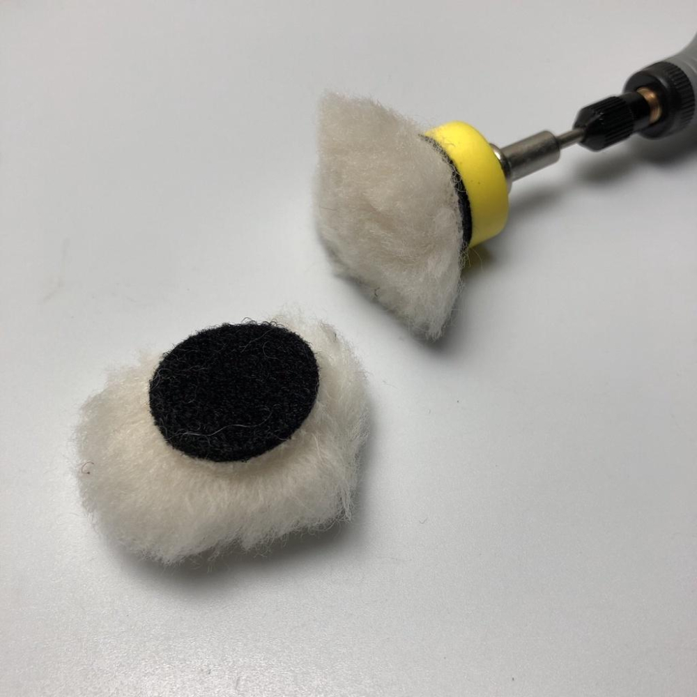 1吋 自黏 羊毛輪 拋光盤 羊毛拋光 羊毛球 羊毛盤 羊毛棉 長羊毛 鏡面拋光 拋光羊毛-細節圖3