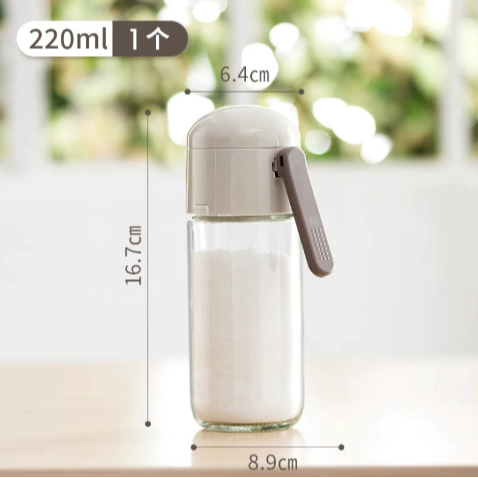 按壓灑鹽 定量鹽罐 調味料罐 胡椒罐 調味粉罐 香料瓶/罐-細節圖2