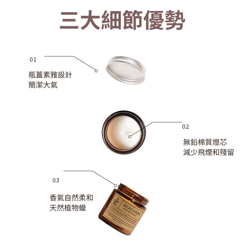 *🌊102 Alley* A2 _WIACHNN復古香氛蠟燭 手工大豆蠟精油 浪漫情人節 香氛擺飾伴手禮物 A2-細節圖4