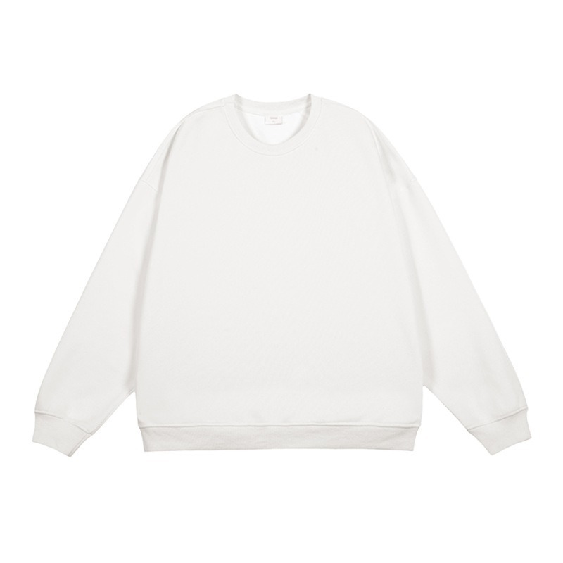 純色百搭落肩大學T/ 男女適合/ 挺擴有型-規格圖7