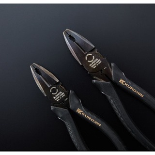 日本製 FUJIYA 富士箭 黑金特仕 偏芯強力膠柄 鋼絲鉗 老虎鉗 3000N-200BG 3000N-225BG-細節圖2