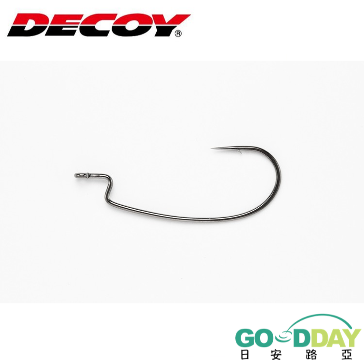 >日安路亞< DECOY WORM37 KG HOOK NARROW 曲柄鉤-細節圖2