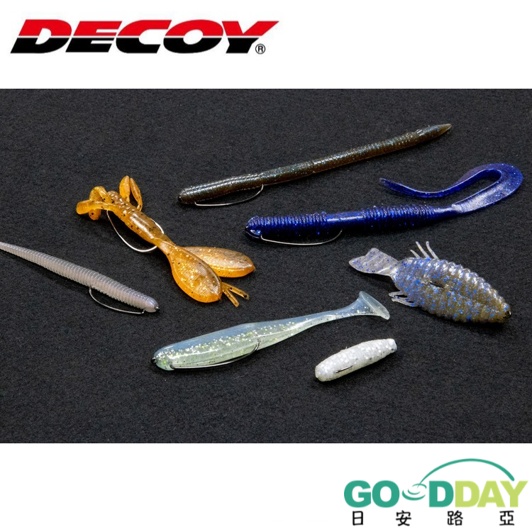 >日安路亞< DECOY WORM37 KG HOOK NARROW 曲柄鉤-細節圖3