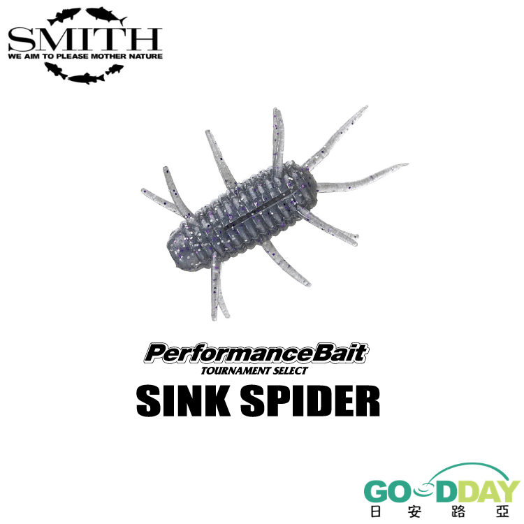 >日安路亞< SMITH SINK SPIDER 沉水蜘蛛軟蟲-細節圖2
