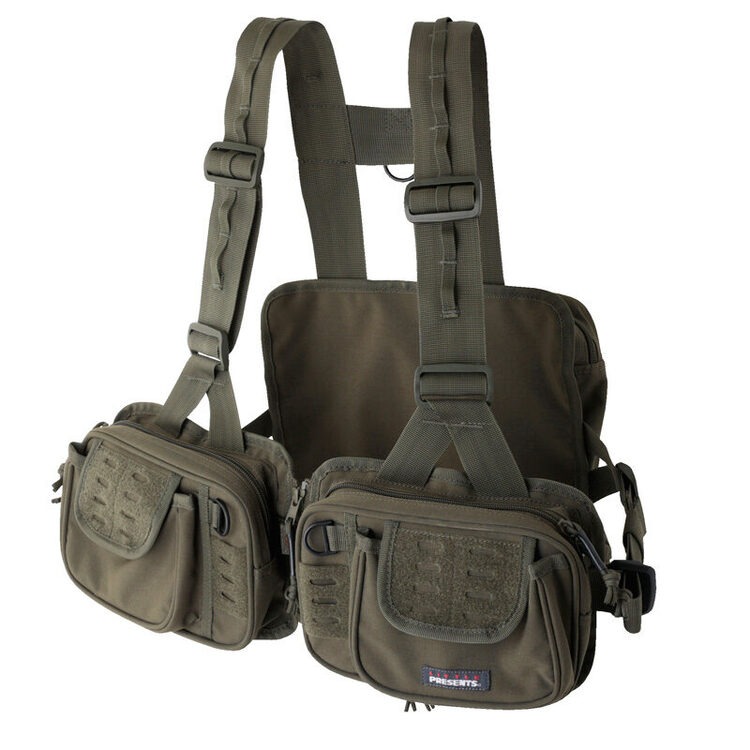 >日安路亞< LITTLE PRESENTS V-27 Strap Vest Tactical 釣魚背心-規格圖2